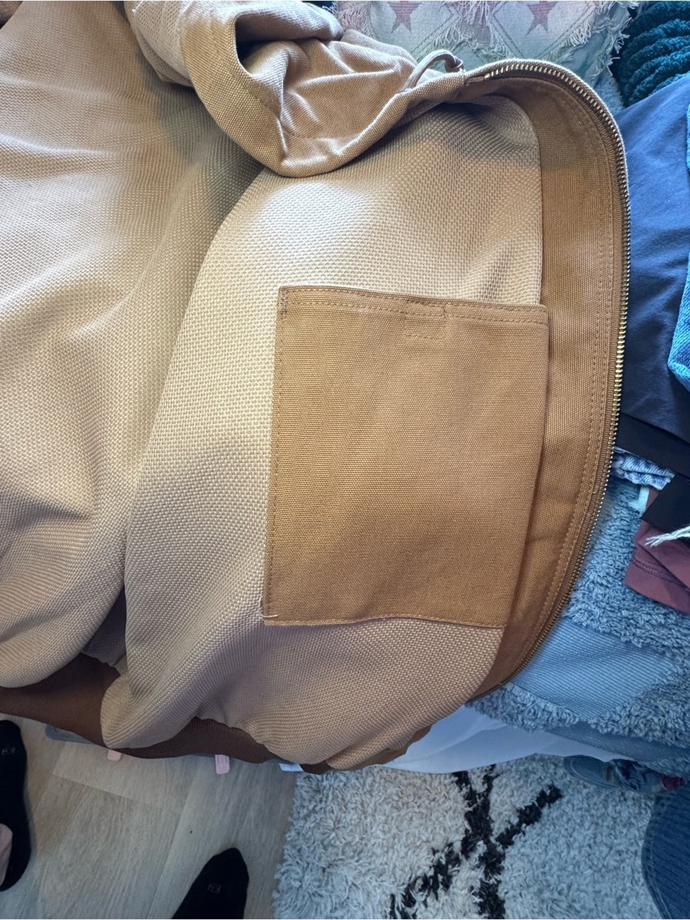 Carhartt Loose Fit Firm Duck Active Jacket in Carhartt Brown - Picture 7 of 8